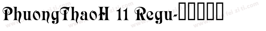 PhuongThaoH 11 Regu字体转换